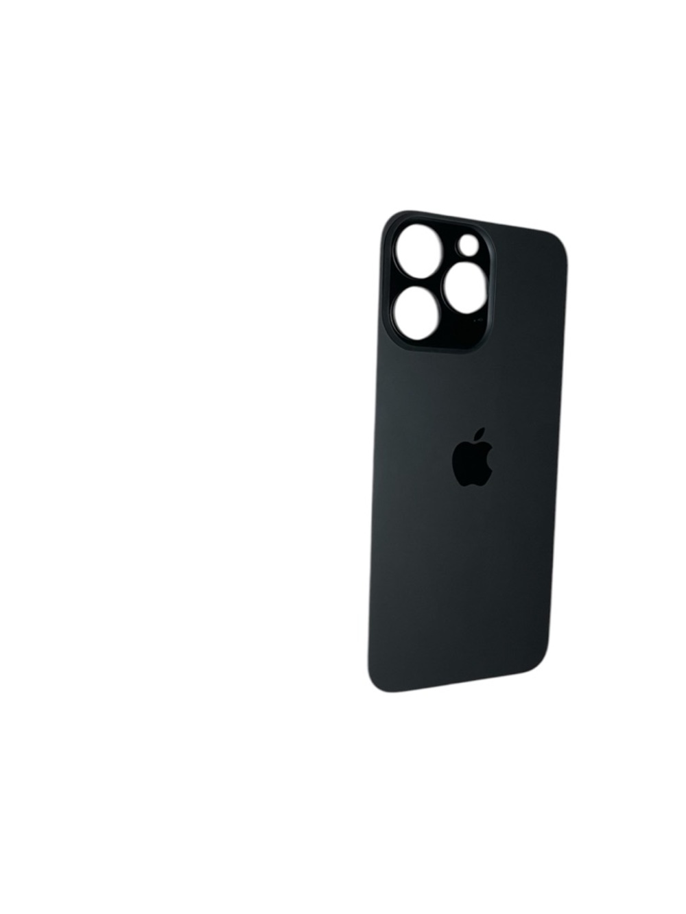 Back Glass Big Hole Back Cover for iPhone 15 Pro  Black Titanium